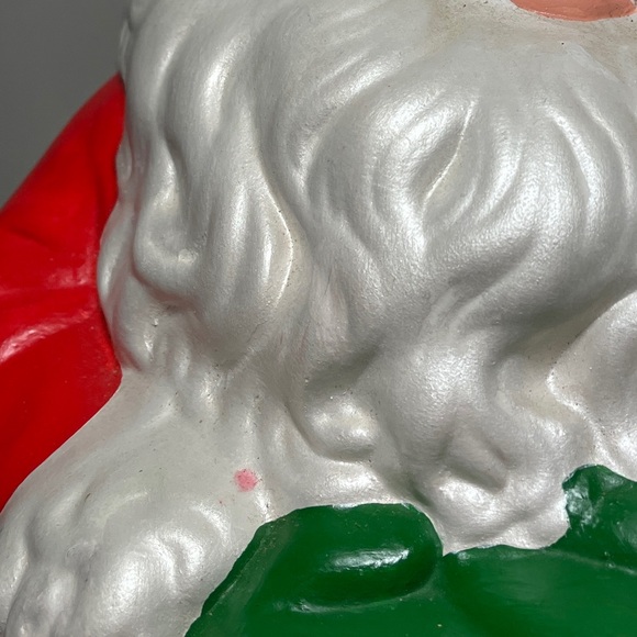 Large Vintage 14 1/2 Inch Atlantic Mold Ceramic Winking Santa Christmas Decor - Picture 5 of 15